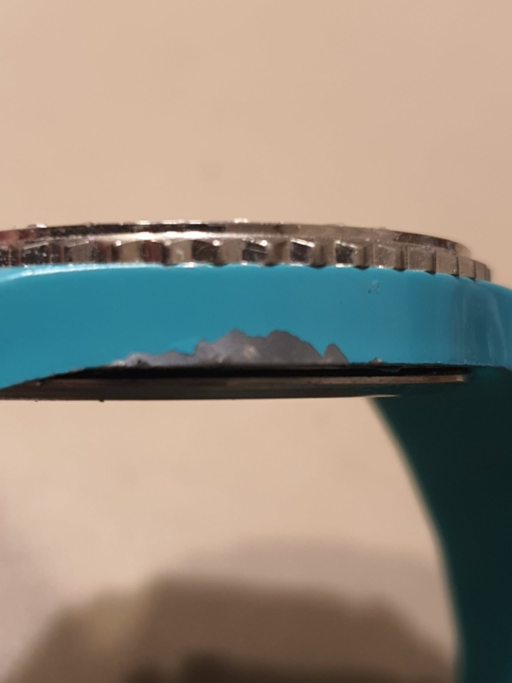 🦋10/$20🦋 Silver/Blue Silicone Women's Watch - Picture 4 of 7